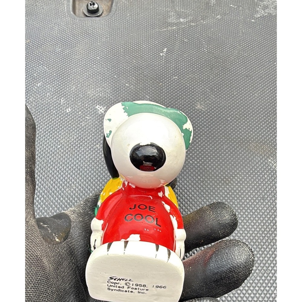 Vintage Snoopy Joe Cool Ceramic Figurine